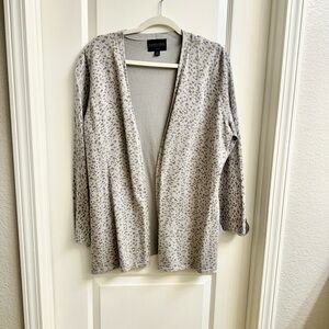 Absolutely for Stitch Fix Sharley Leopard Print Cardigan sz 1X
